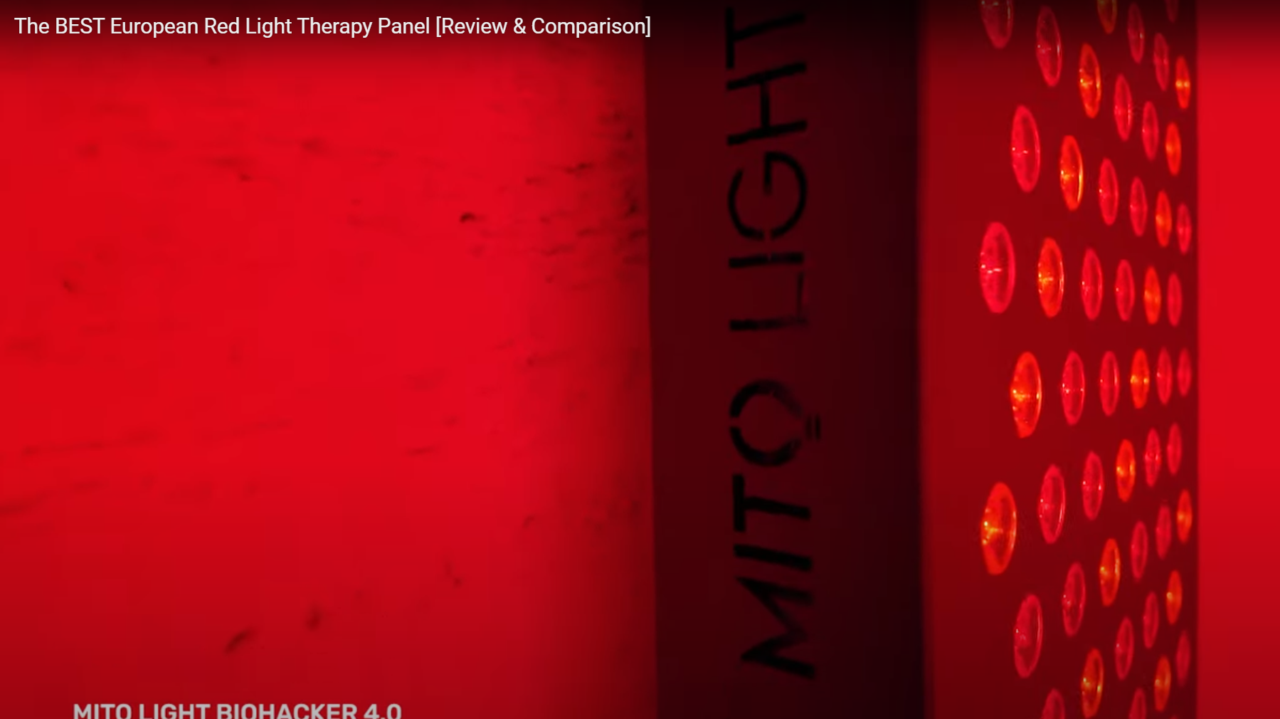 Europe's Best Red Light Therapy Panel [Review & Comparison]!