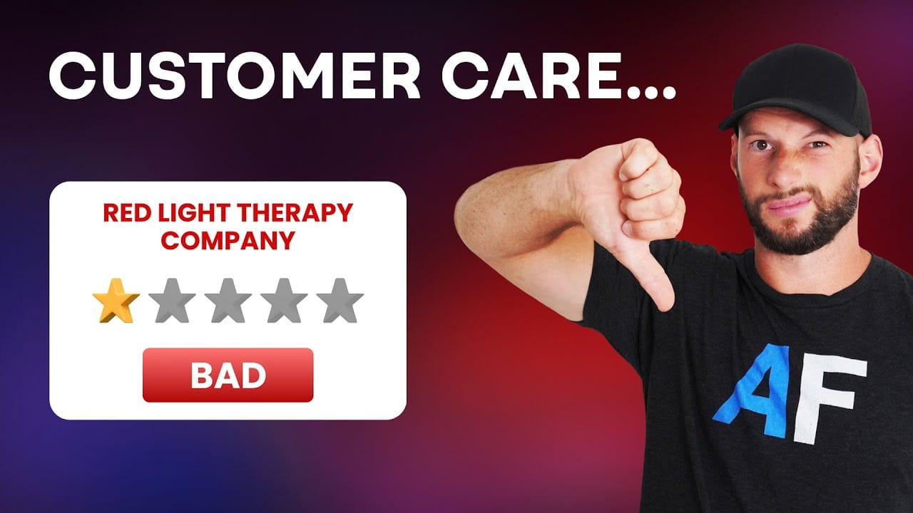 Red Light Therapy & Customer Care: Critical Information!!