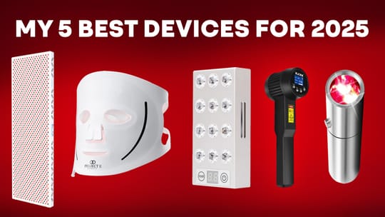 What I Use: My 5 Best Red Light Devices For 2025